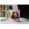 11oz mug  - peeking dog - Field Spaniel
