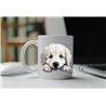 11oz mug  - peeking dog - Great Pyrenees