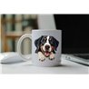 11oz mug  - peeking dog - Greater Swiss Mountain 
