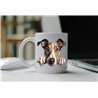 11oz mug  - peeking dog - Greyhound