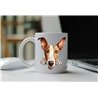 11oz mug  - peeking dog - Ibizan Hound