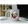 11oz mug  - peeking dog - Lhasa Apso