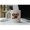 11oz mug  - peeking dog - Mastiff