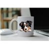11oz mug  - peeking dog - Miniature American Shepherd