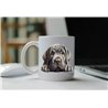 11oz mug  - peeking dog - Neapolitan Mastiff