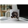 11oz mug  - peeking dog - Newfoundland