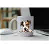11oz mug  - peeking dog - Parson Russell Terrier