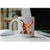 11oz mug  - peeking dog - Pharaoh Hound