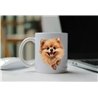 11oz mug  - peeking dog - Pomeranian