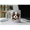 11oz mug  - peeking dog - Shih Tzu