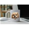 11oz mug  - peeking dog - Tibetan Spaniel