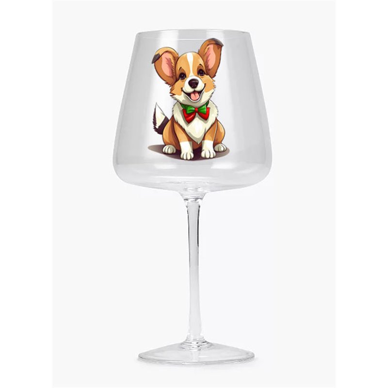 Modern Gin Glass - dog (42)