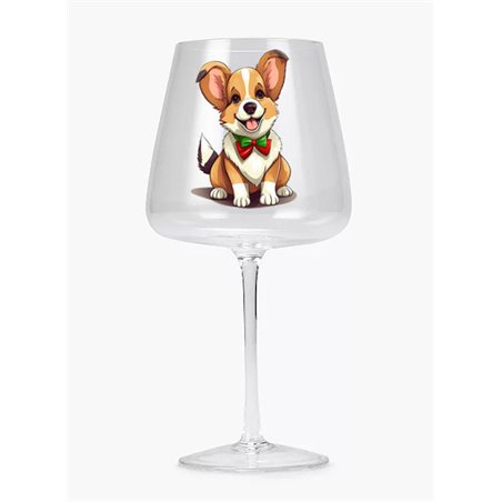 Modern Gin Glass - dog (42)