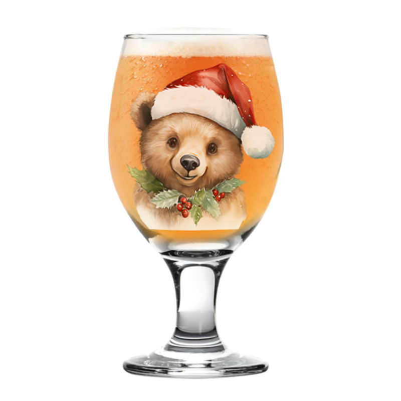 Sniffler Beer  Glass - Bear 4