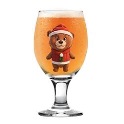 Sniffler Beer  Glass - Bear 6