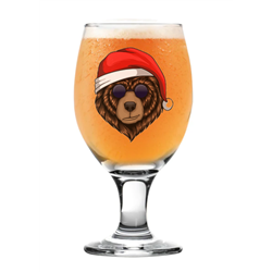 Sniffler Beer  Glass - Bear 9