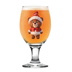 Sniffler Beer  Glass - Bear 11