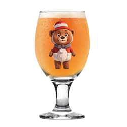 Sniffler Beer  Glass - Bear 12