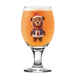 Sniffler Beer  Glass - Bear 13