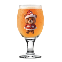 Sniffler Beer  Glass - Bear 14