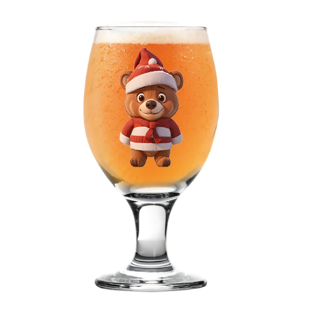 Sniffler Beer  Glass - Bear 14
