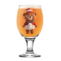 Sniffler Beer  Glass - Bear 17