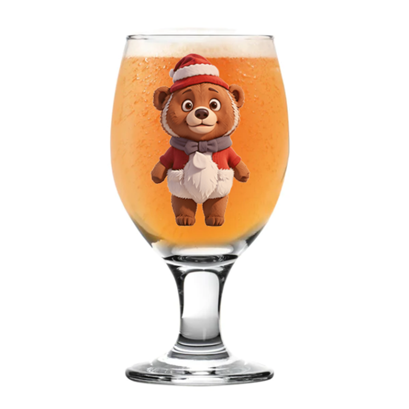 Sniffler Beer  Glass - Bear 17