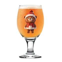 Sniffler Beer  Glass - Bear 19