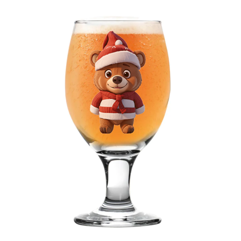 Sniffler Beer  Glass - Bear 21