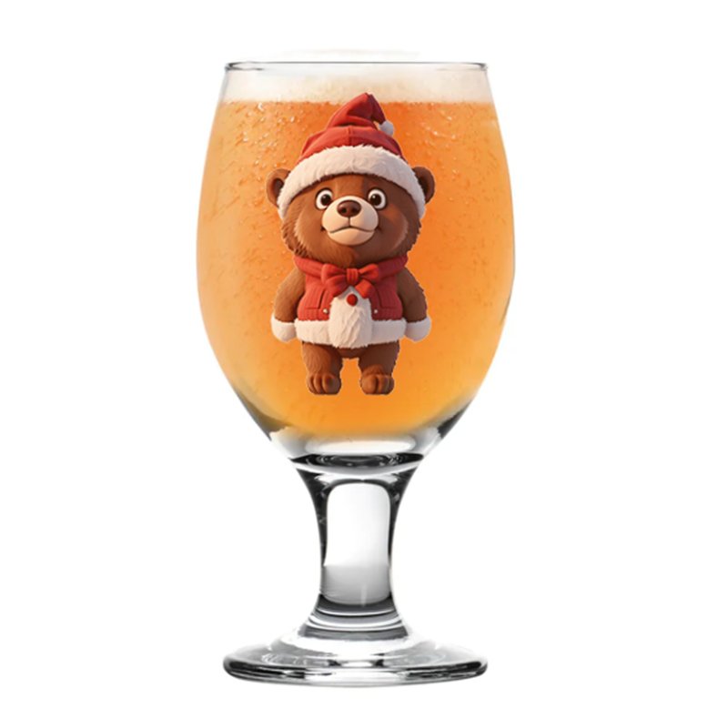 Sniffler Beer  Glass - Bear 22