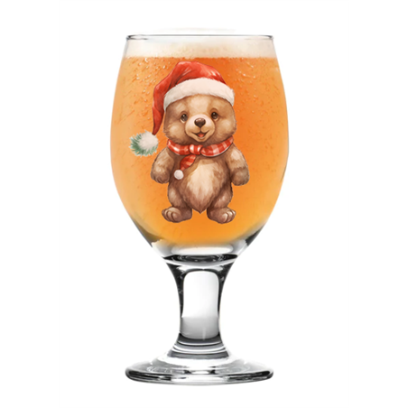 Sniffler Beer  Glass - Bear 26