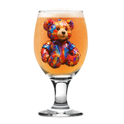 Sniffler Beer  Glass - Bear 27