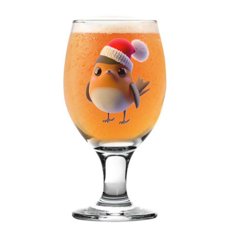 Sniffler Beer  Glass - robin (7)