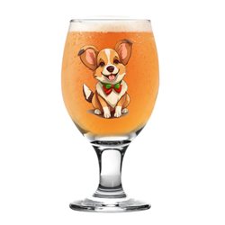 Sniffler Beer  Glass - dog (42)