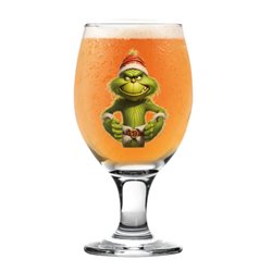 Sniffler Beer  Glass - grinch (10)