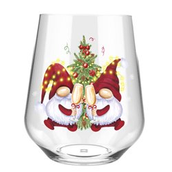 Stemless Wine Glass - gnome (1)