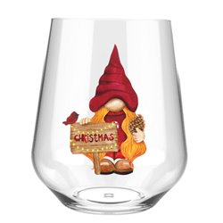 Stemless Wine Glass - gnome (3)