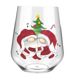 Stemless Wine Glass - gnome (4)