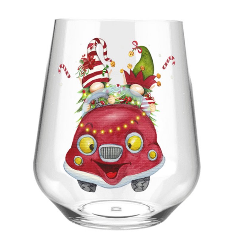 Stemless Wine Glass - gnome (5)