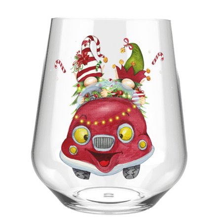 Stemless Wine Glass - gnome (5)