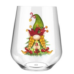 Stemless Wine Glass - gnome (6)