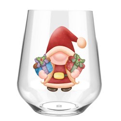 Stemless Wine Glass - gnome (29)