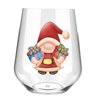 Stemless Wine Glass - gnome (29)