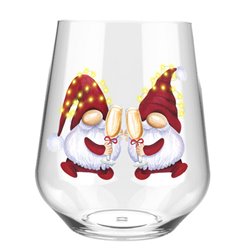 Stemless Wine Glass - gnome (11)