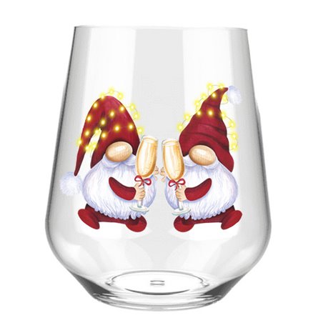 Stemless Wine Glass - gnome (11)