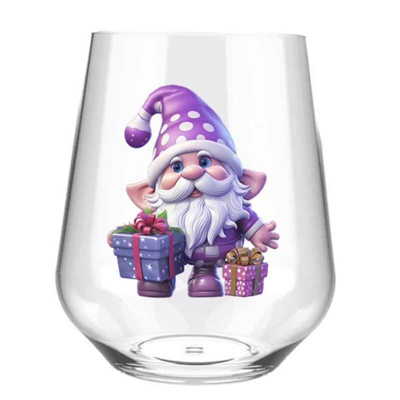 Stemless Wine Glass - gnome (12)