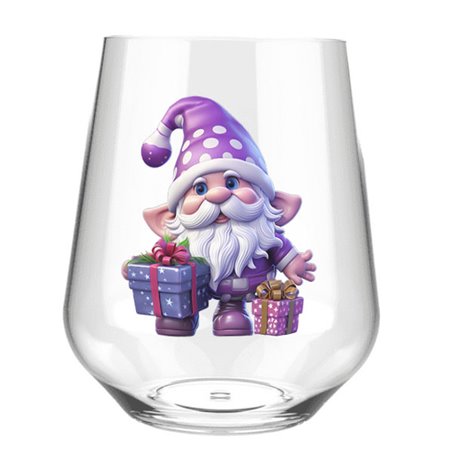 Stemless Wine Glass - gnome (12)