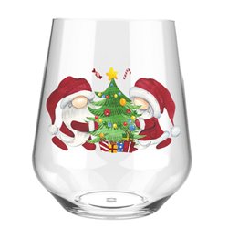 Stemless Wine Glass - gnome (13)