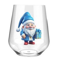 Stemless Wine Glass - gnome (14)