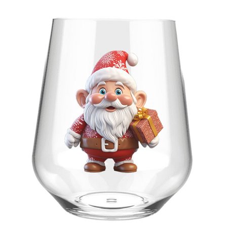 Stemless Wine Glass - gnome (15)